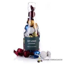 Plastikflaske m/luksus chokoladekuglemix 205g eller 405g