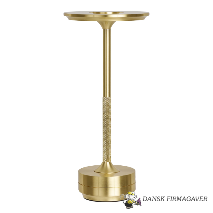 Lyneham Bordlampe Bordlampe, genopladelig, metal, sort, crom eller messing
