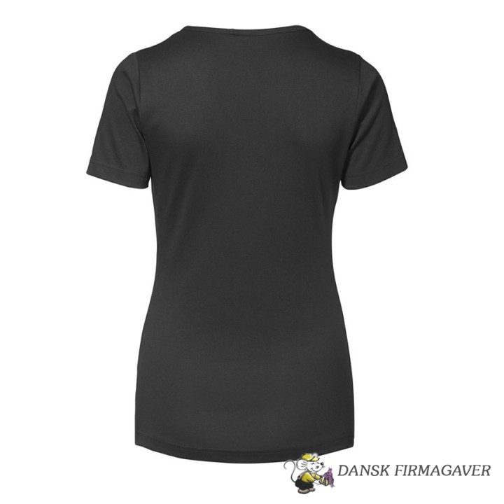 Interlock t-shirt v/hals 0506