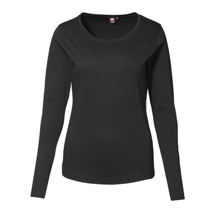 Interlock t-shirt langærmet