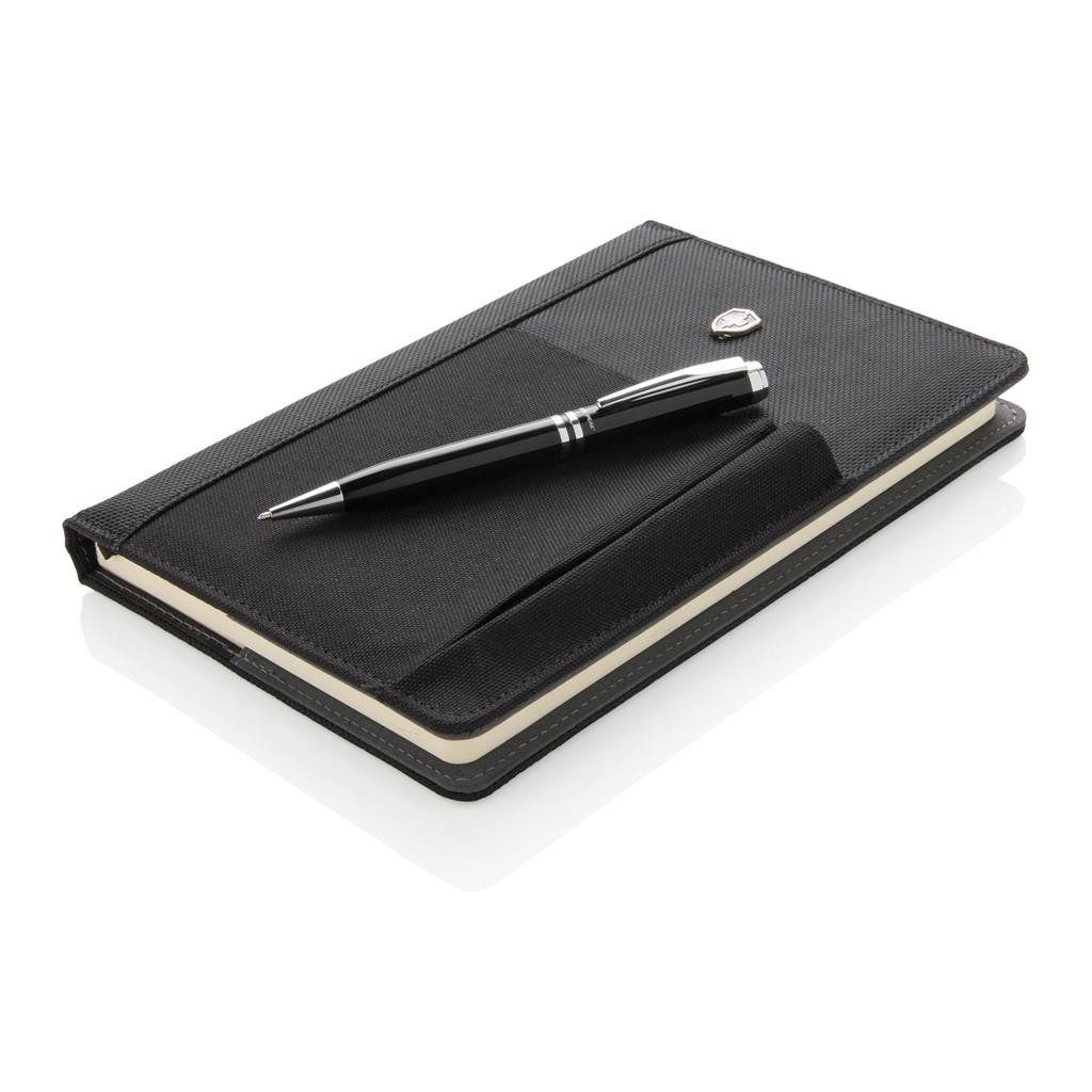 Swiss Peak refillable notebook and pen set