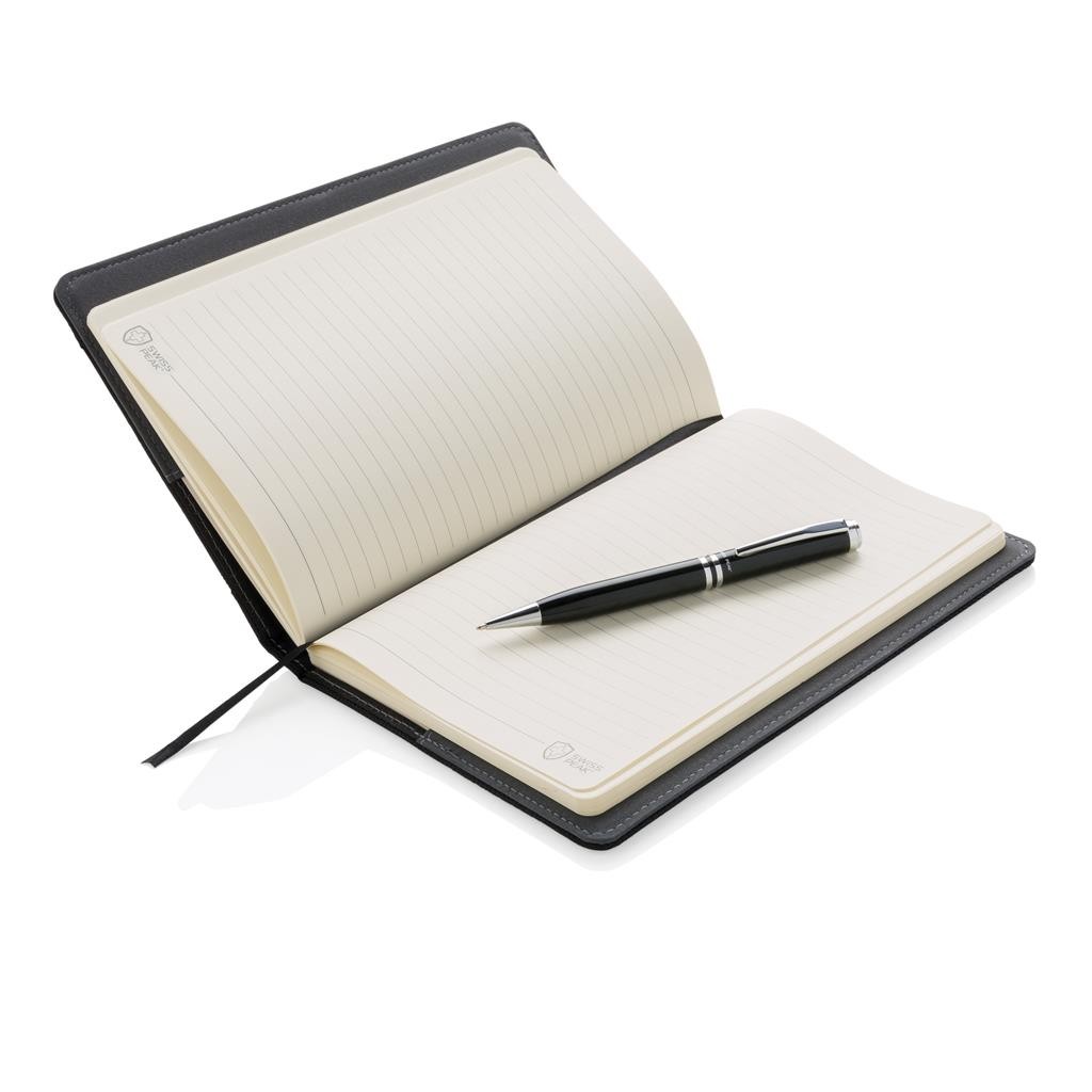 Swiss Peak refillable notebook and pen set