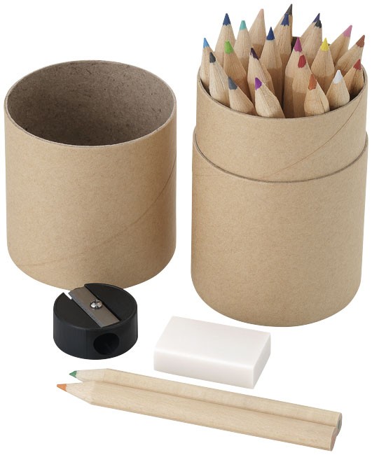 Pencil case med 26 stk
