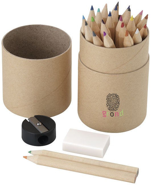 Pencil case med 26 stk