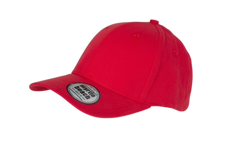 Elastic Fit Baseball Cap  med 6 paneler