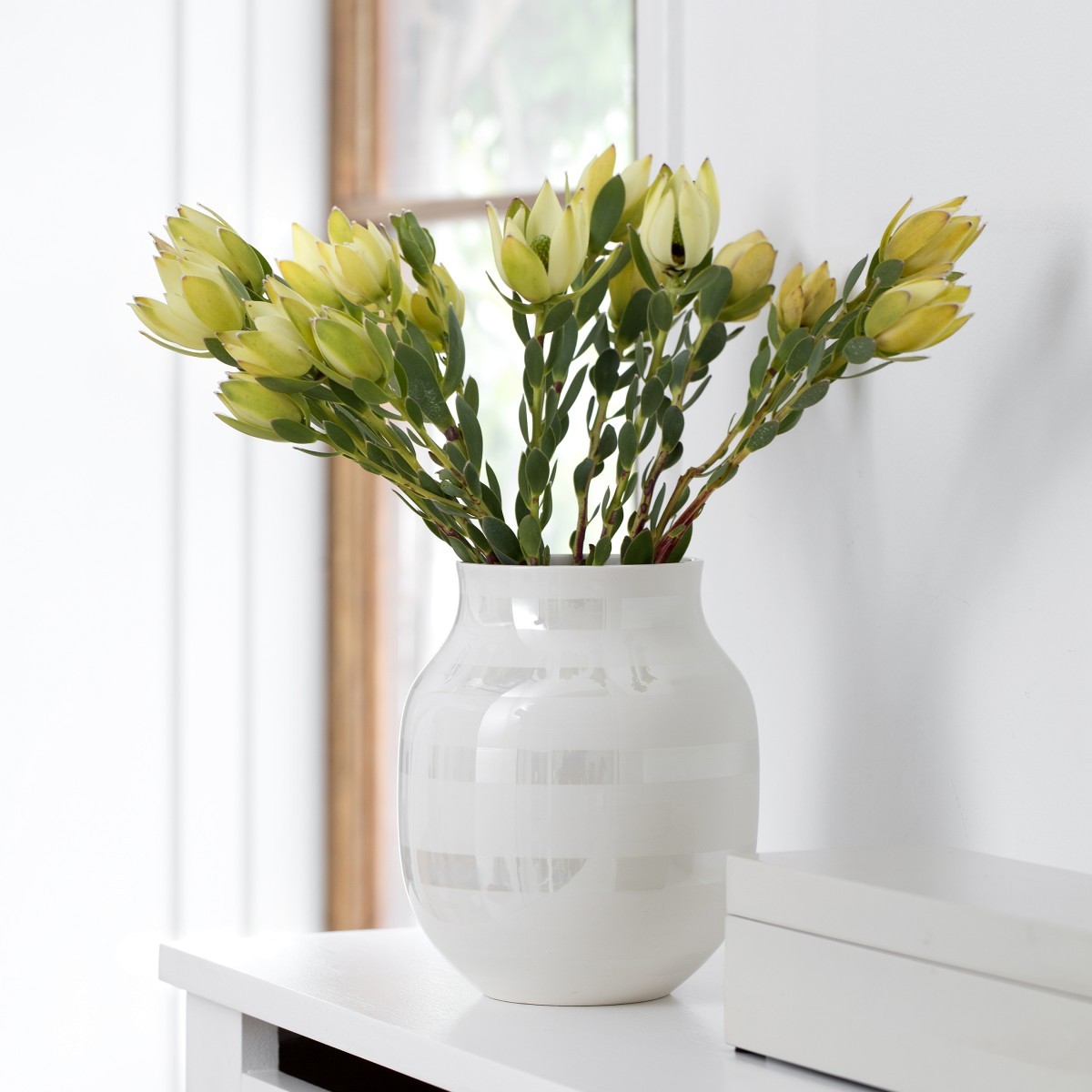 Omaggio 3 lysestager og vase gavepakke 8 - 2014