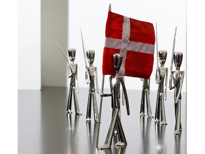 KAY BOJESEN KGL. GARDER MED FLAG