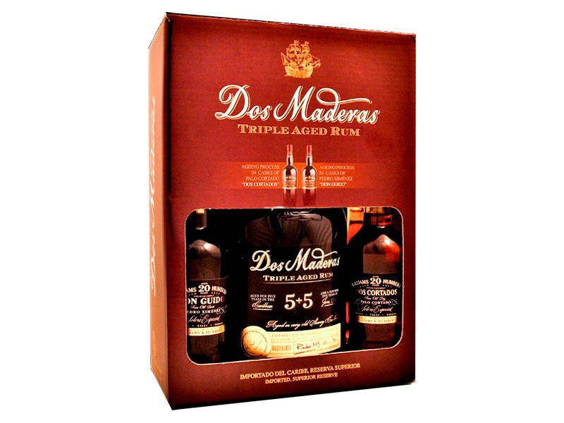 Dos Maderas 5+5 år + 2x10cl Sherry