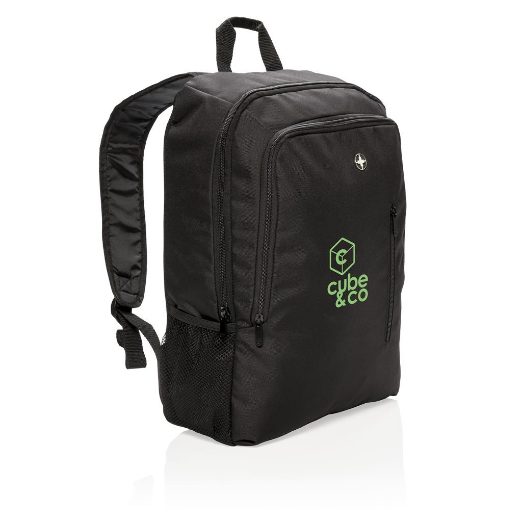 Swiss Peak 17” business laptop rygsæk, sort