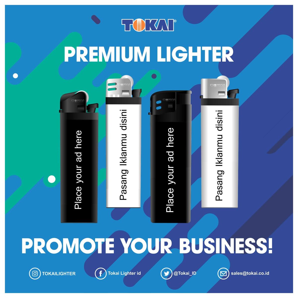 Lightere Tokai M3L flint m/hjul