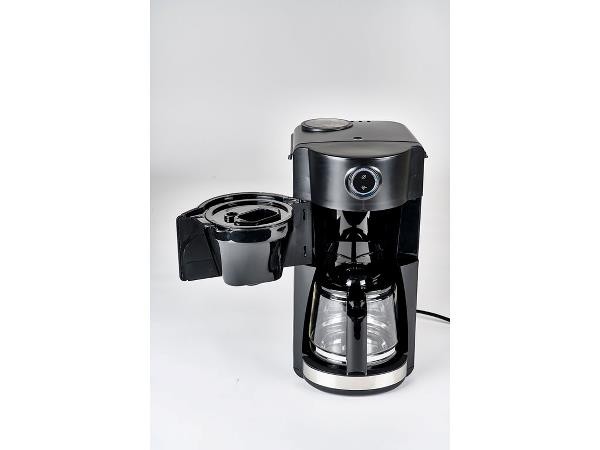 Nordic Sense Kaffemaskine m. kværn 900 watt Sort/Sølv