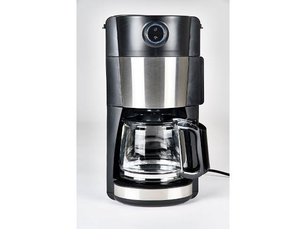 Nordic Sense Kaffemaskine m. kværn 900 watt Sort/Sølv