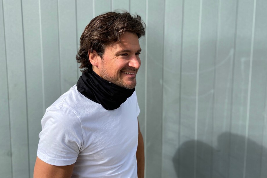 Maske som er lavet af genbrug