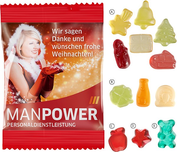 Vingummiposer med LOGO