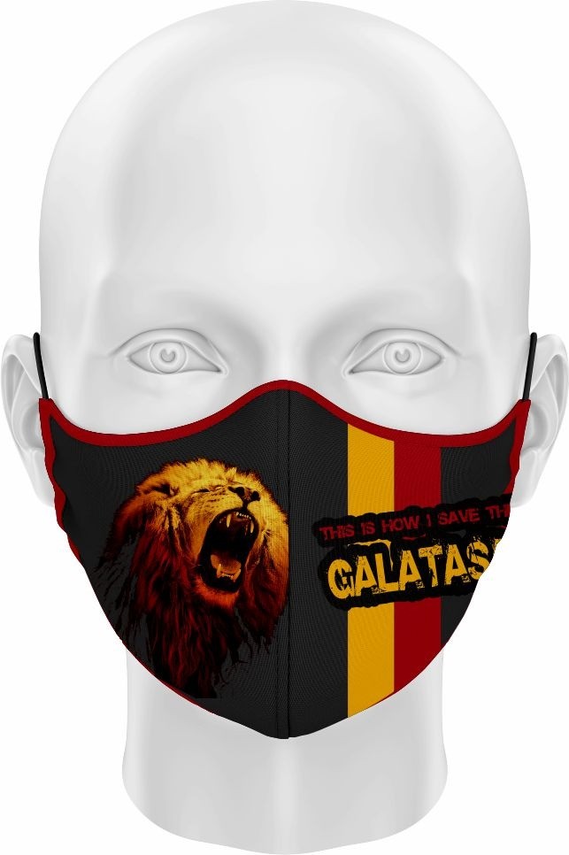 Maske med logo..