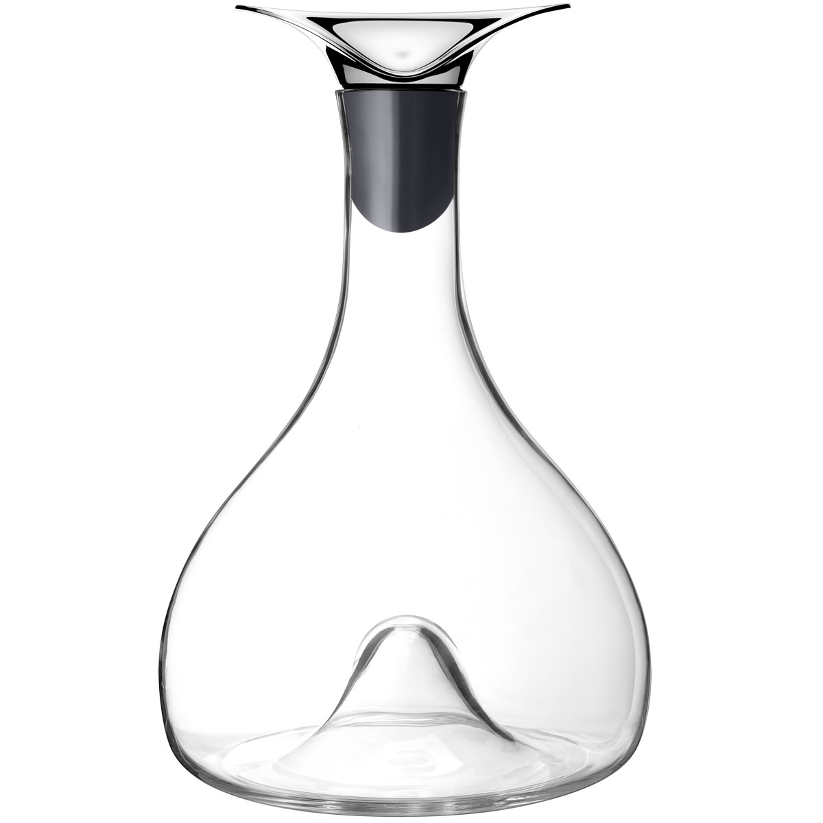 Glas karaffel og vin prop