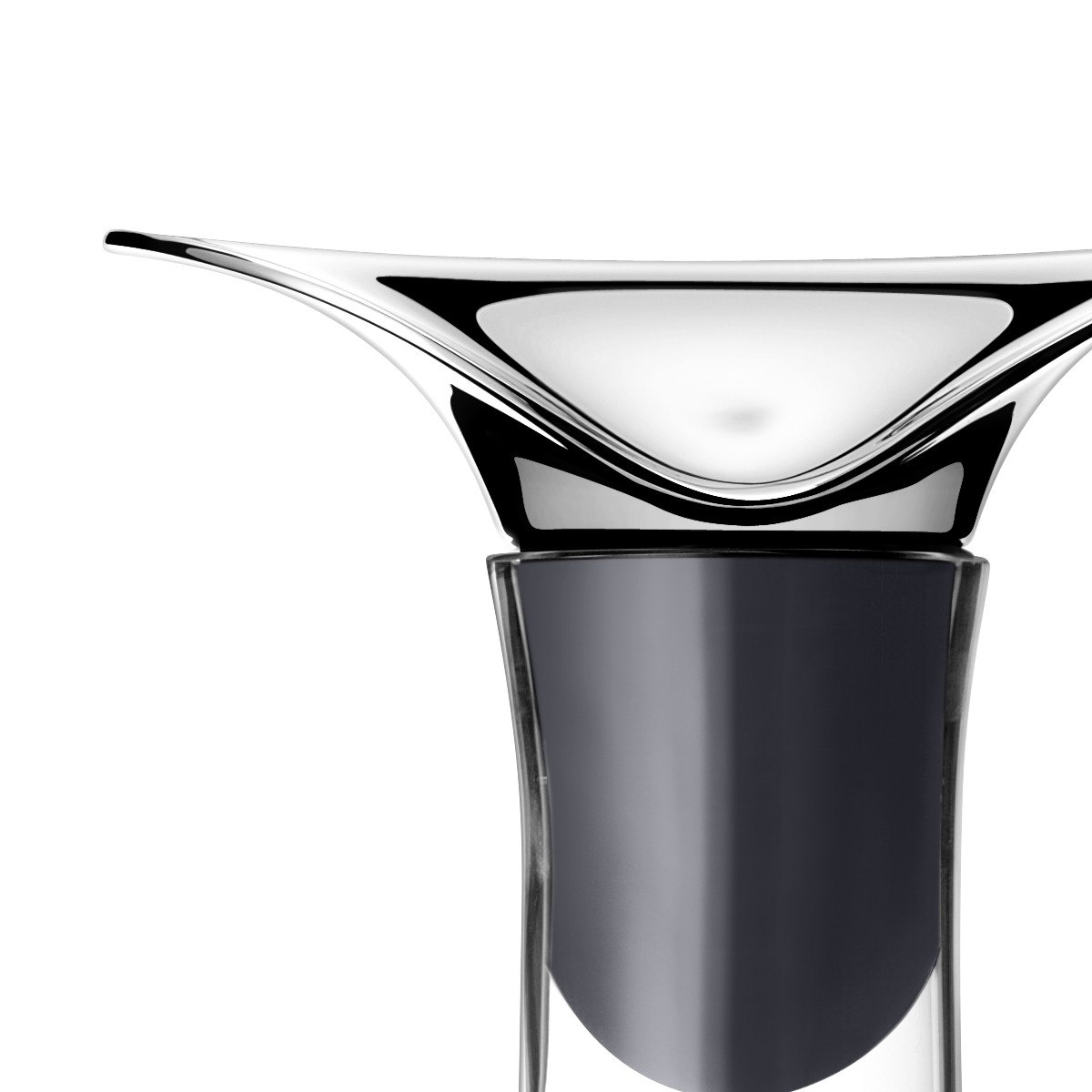 Glas karaffel og vin prop