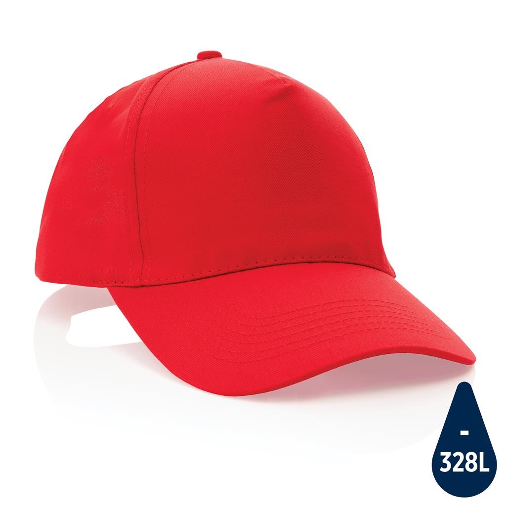 Impact 5 panels cap, 190gr genanvendelig bomuld, med AWARE™