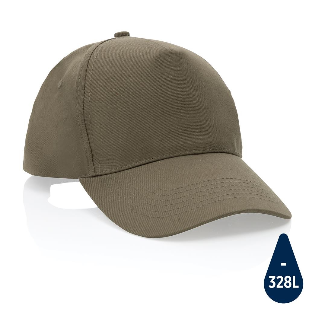 Impact 5 panels cap, 190gr genanvendelig bomuld, med AWARE™