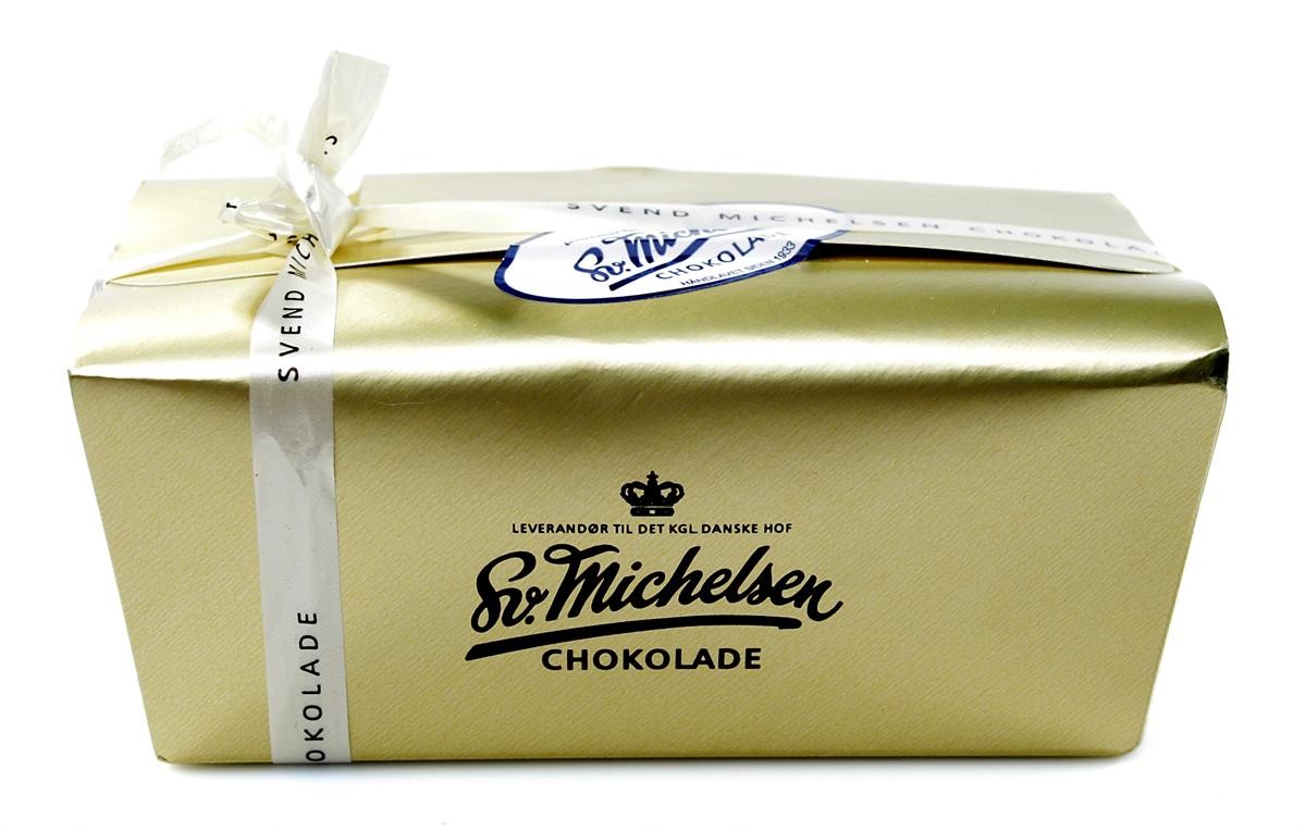 Guldæske m/chokoladeæg  - Ballotiner