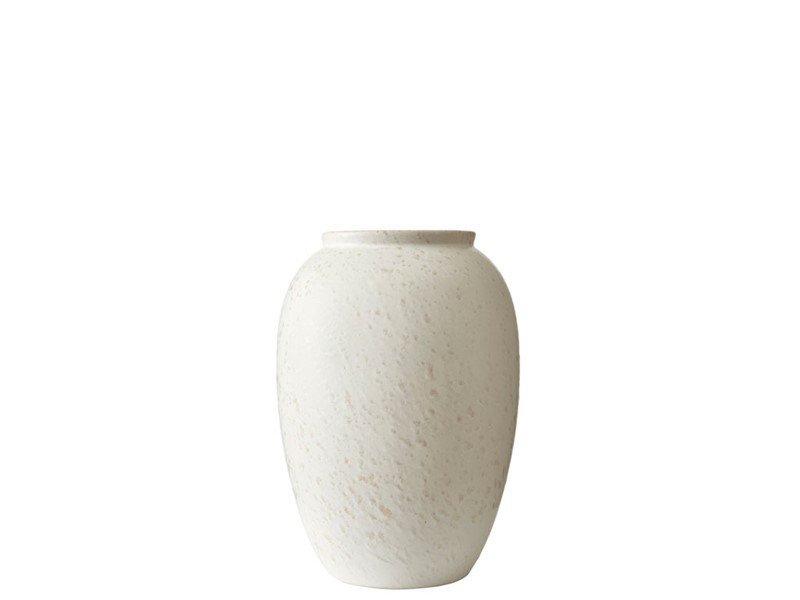 BITZ VASE 20 CM I MAT CREME