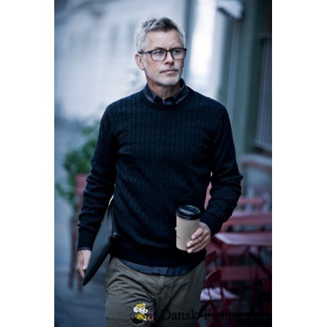 Winston - strik bluse med O hals