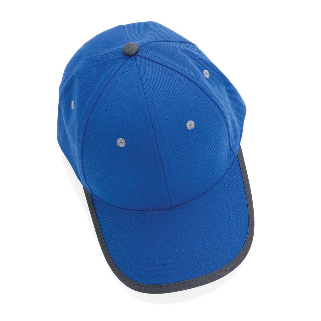 Impact AWARE™ børstet rcotton 6 panel kontrast cap 280gr