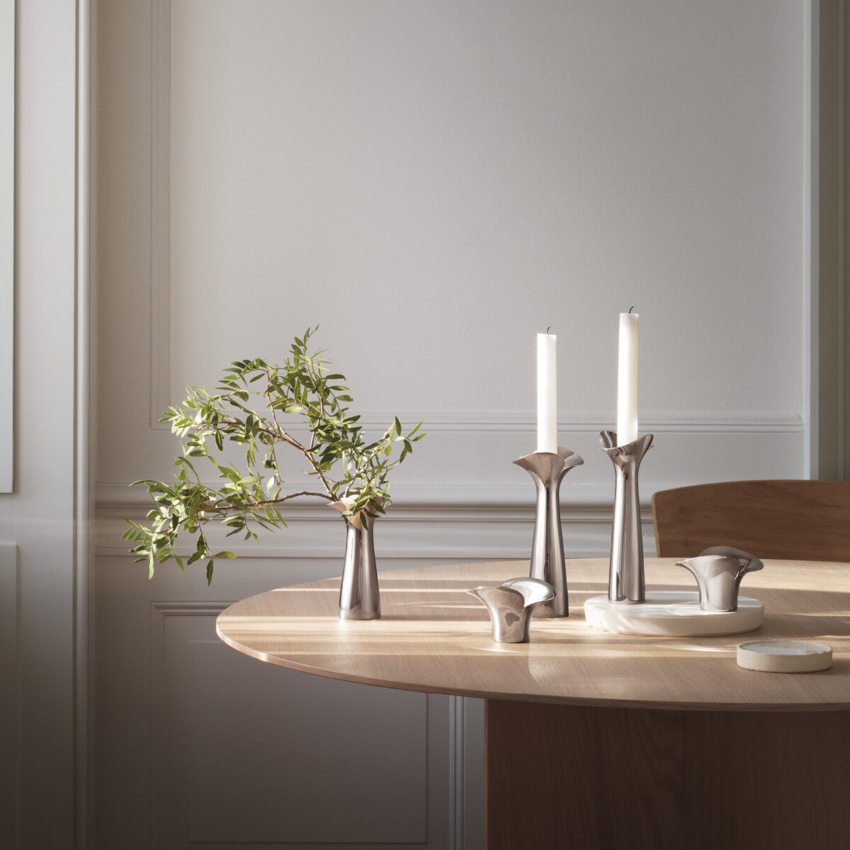 BLOOM BOTANICA fyrfadsstager, 2 stk.