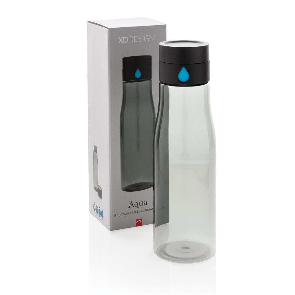 Trykt prøve - Aqua hydration tracking tritan flaske
