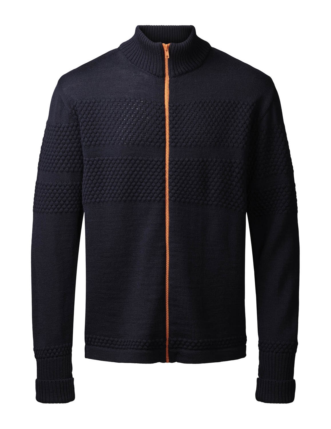 Saltum Cardigan Stand up Collar Zip