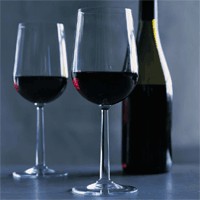 Grand Cru glas, Bordeaux, rødvin, 2 stk.