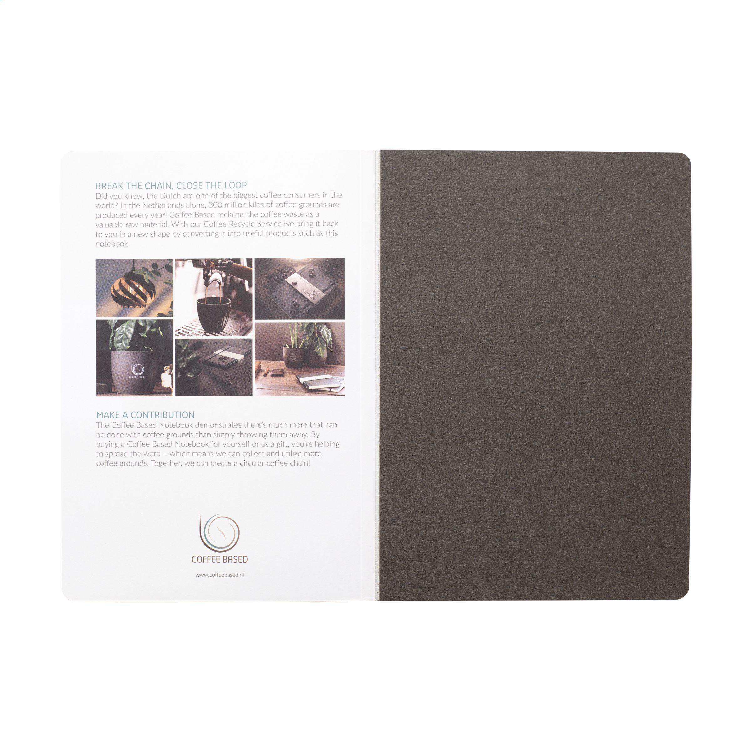 W001.40  Coffee Notebook A5 notesbog