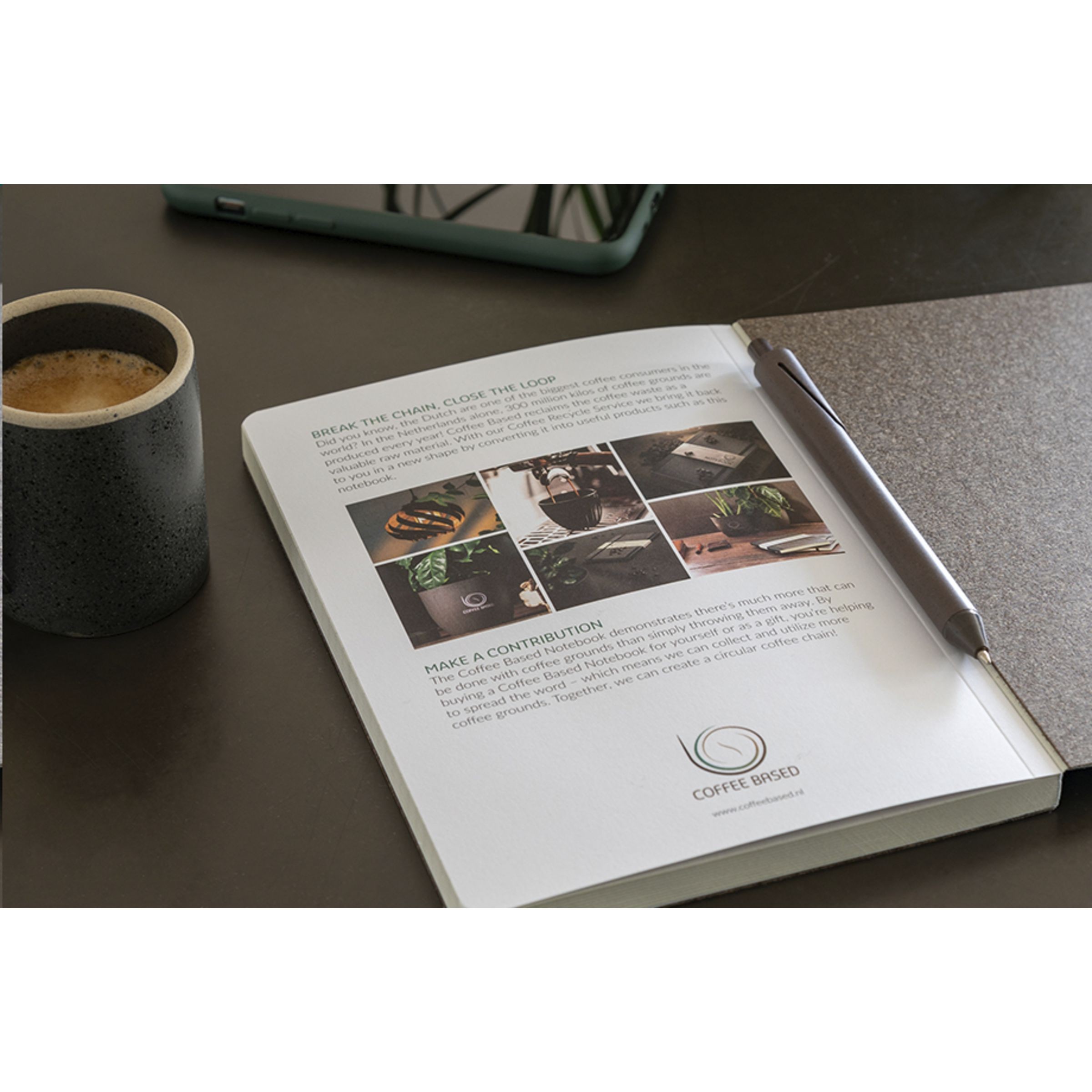 W001.40  Coffee Notebook A5 notesbog