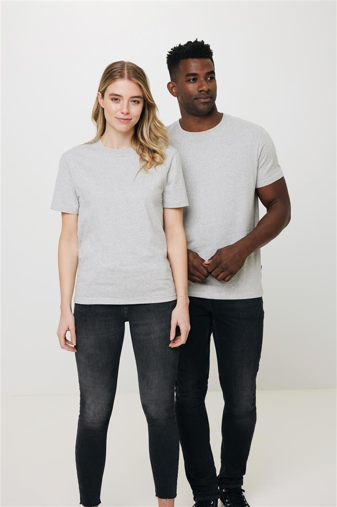 Iqoniq Manuel ufarvet t-shirt i genanvendt bomuld