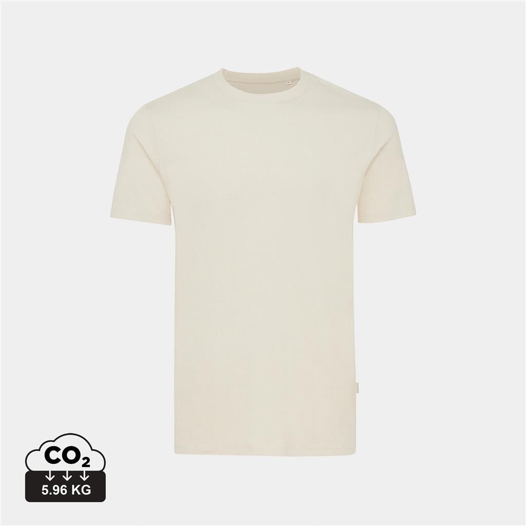 Iqoniq Manuel ufarvet t-shirt i genanvendt bomuld