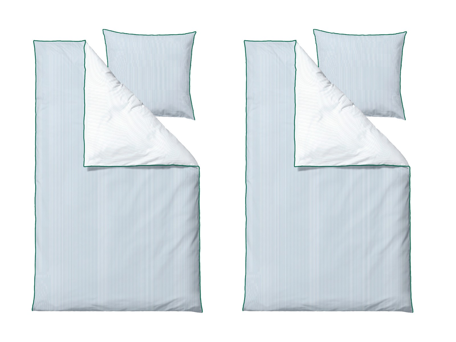 Södahl Frame Sengetøjsæt i linen Blue, vælg mellem 200 / 220 cm. Varenummer: FH31051