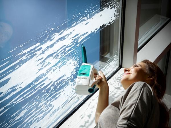 Leifheit Dry&Clean Vinduesvasker grøn