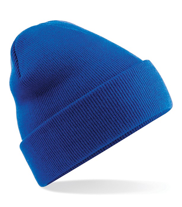 Original Cuffed Beanie - Strik Hue med Etiket Logo trykFarve Etiket lo