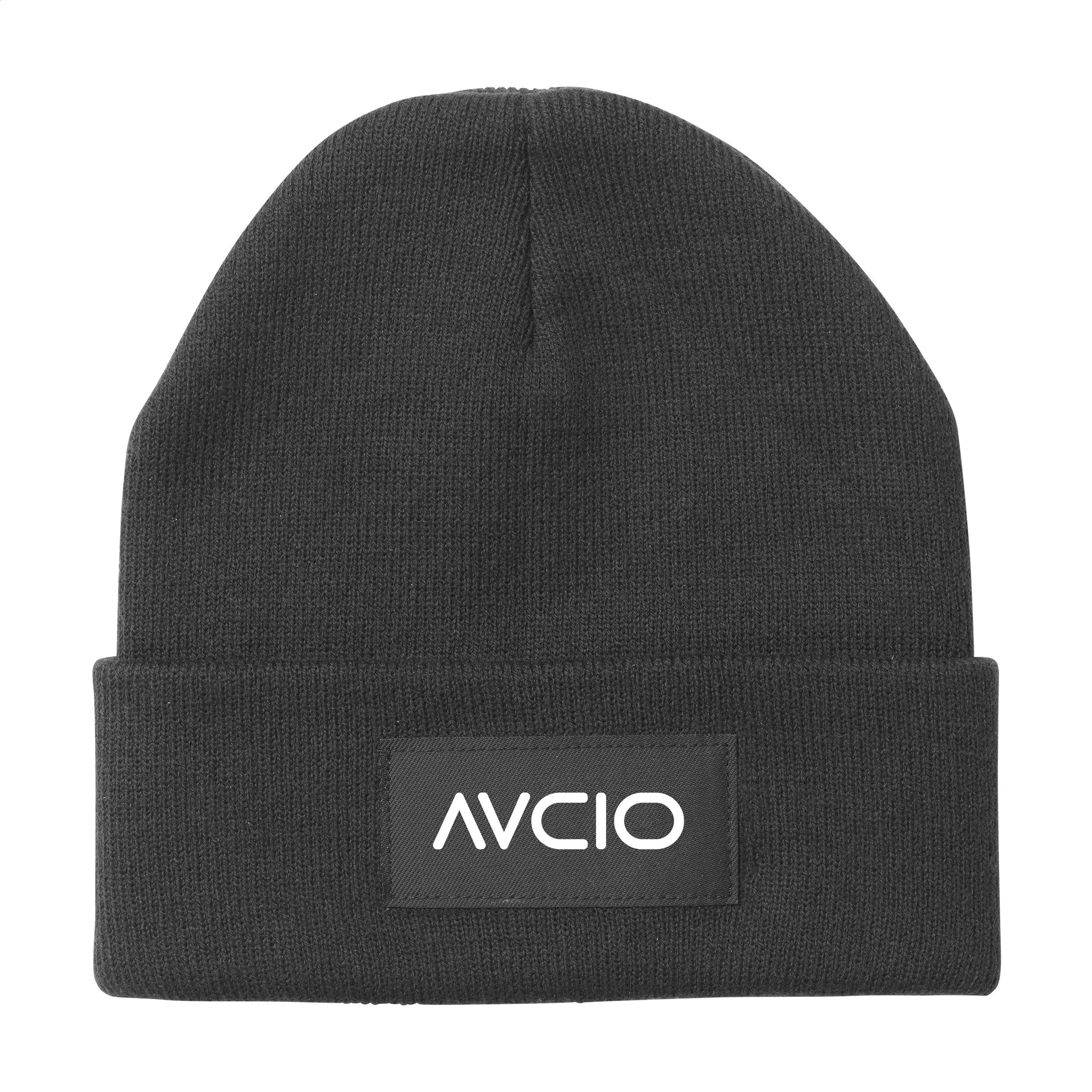 Original Cuffed Beanie - Strik Hue med Etiket Logo trykFarve Etiket lo