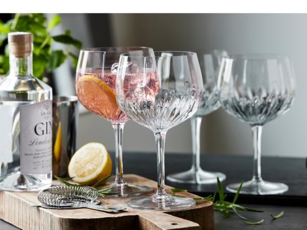 Luigi Bormioli Mixology Spansk gin & tonic-glas 80 cl 4 stk. Klar