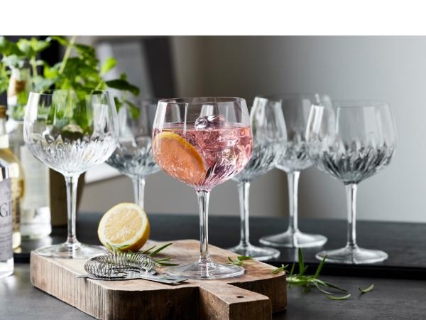 Luigi Bormioli Mixology Spansk gin & tonic-glas 80 cl 4 stk. Klar