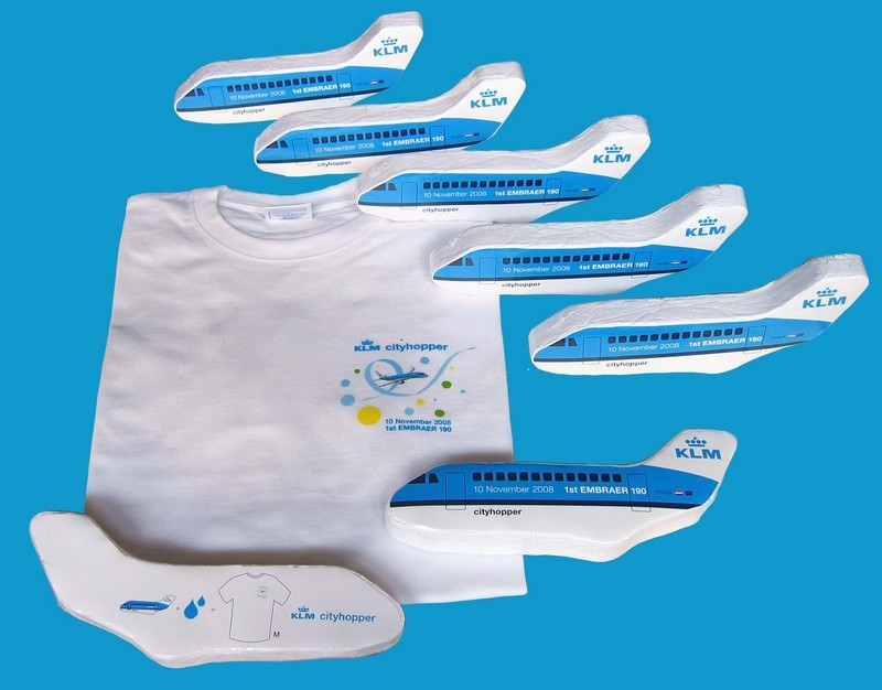 T-shirt pres-set med logo