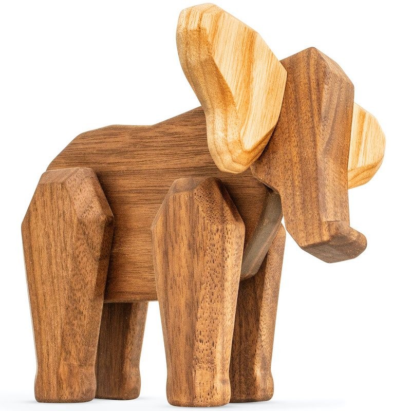 Elefant familie - Fabel Wood