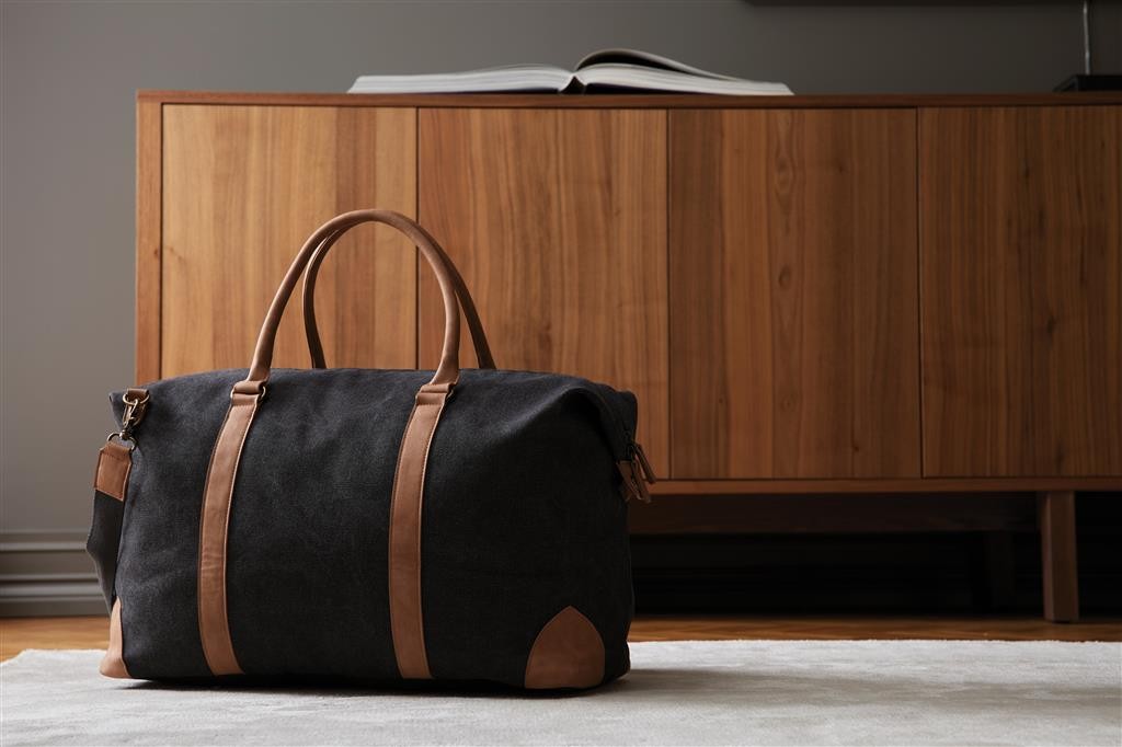 VINGA Bosler dufflebag i lærred