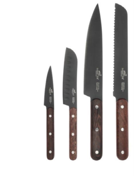 Lion Sabatier International Phenix Knivsæt 4 dele Sort/Træ