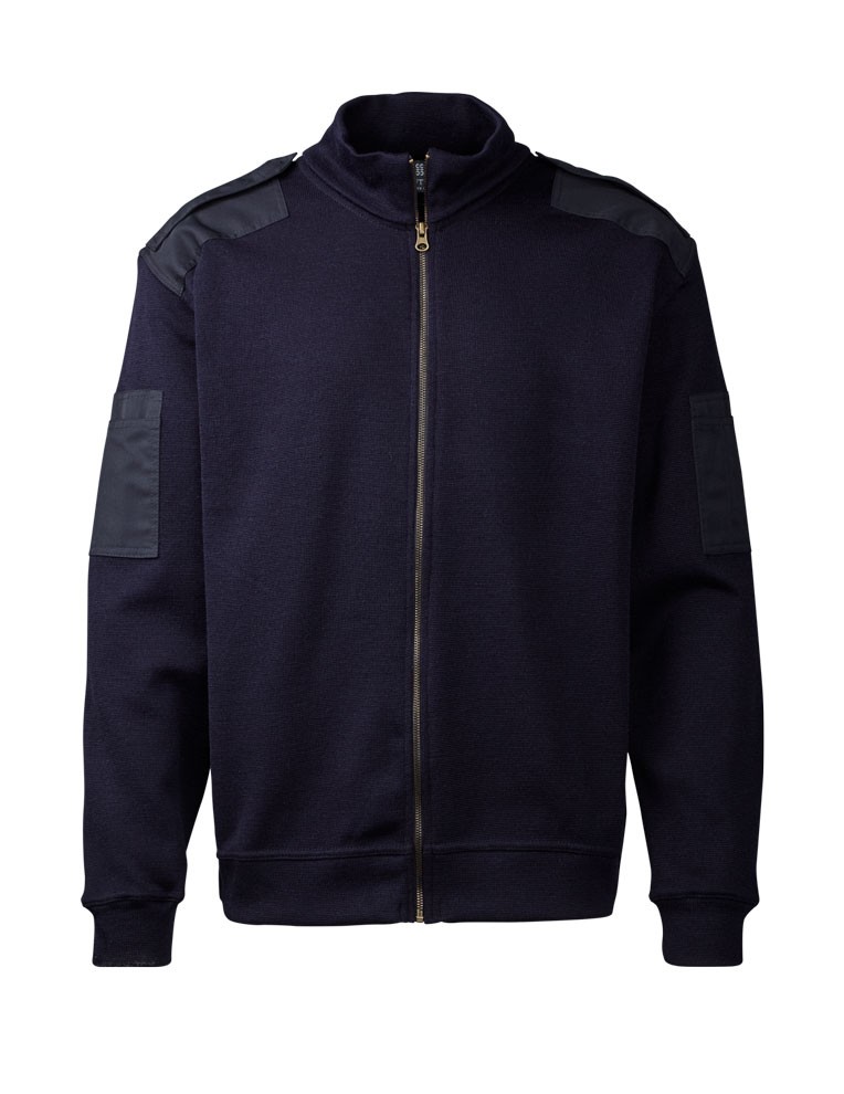 Zip-hals pullover -Chauffør bluse