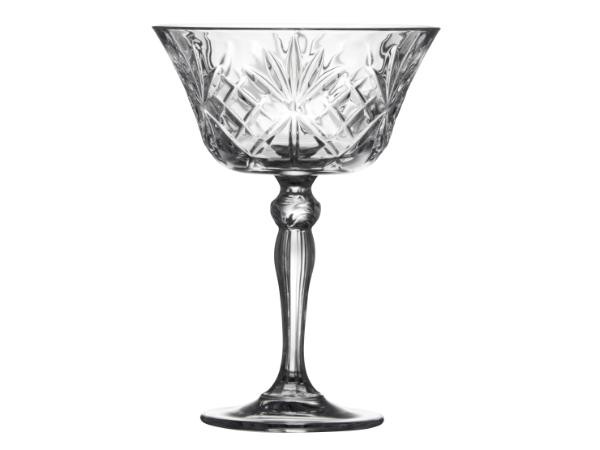 Lyngby Glas Krystal Melodia Champagneskål 26 cl 4 stk.