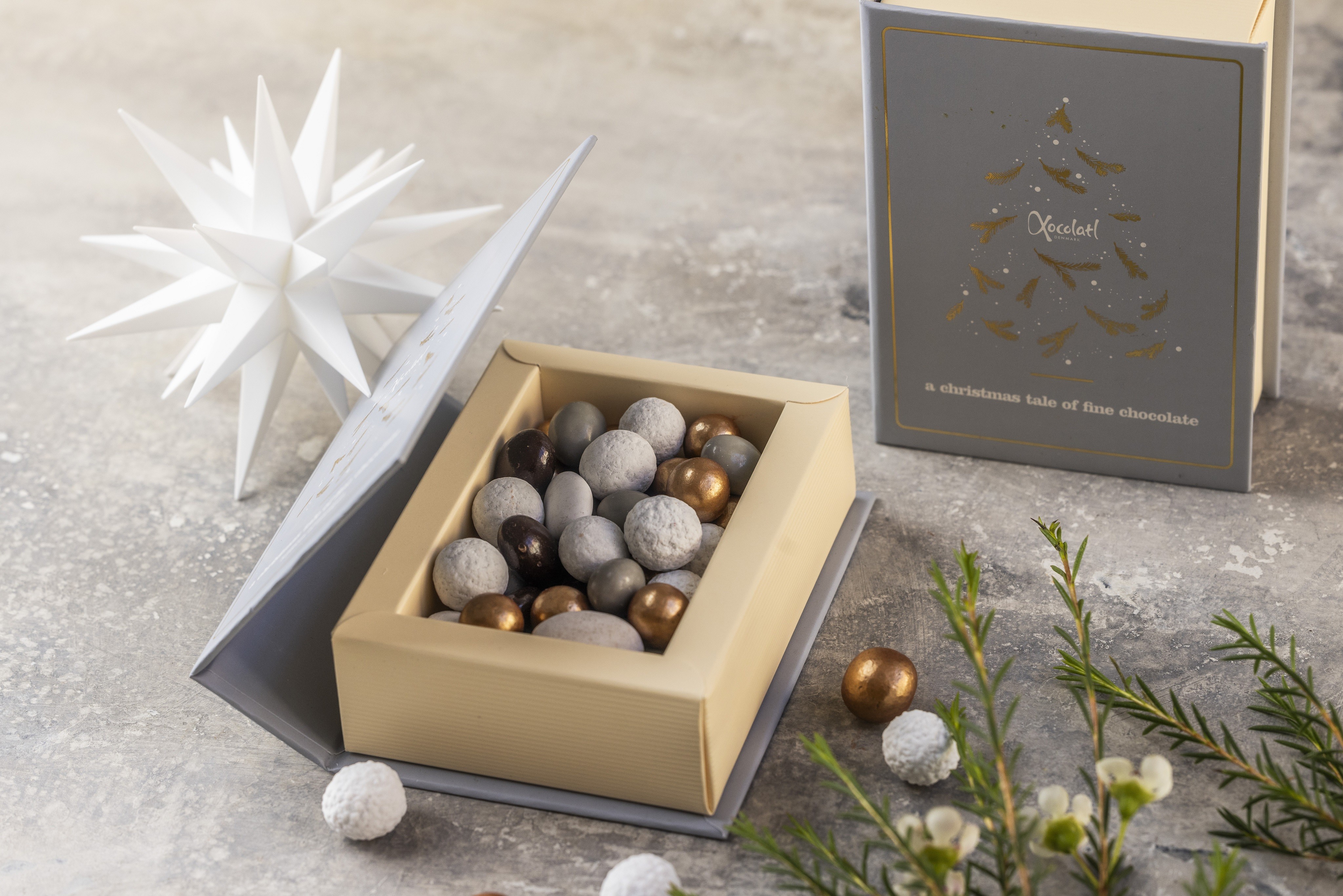 Grey Christmas Box