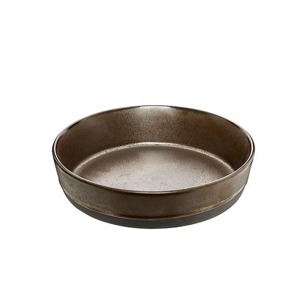 RAW Metallic Brown - suppe tallerken  1 stk.