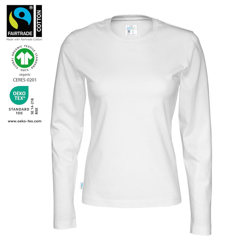 Sense Lady - Rangærmet Rib T-shirt